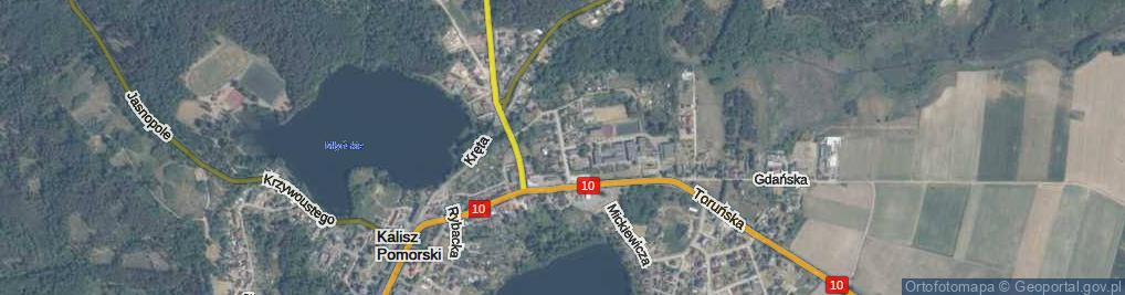 Zdjęcie satelitarne Grunwaldzka ul.